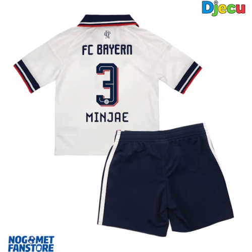 Bayern Munich Kim Min-jae #3 Gostujuci Dres za djecu 2026-27 Kratak Rukav (+ Kratke hlače)